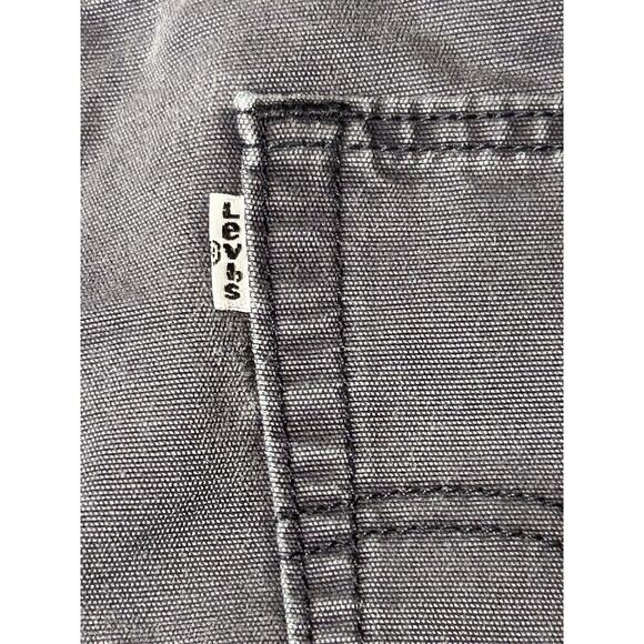 Levis 514 Jeans Mens W32 L34 Black Grey Straight Tapered White Tag Denim - Picture 14 of 15